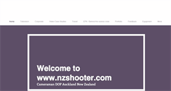 Desktop Screenshot of nzshooter.com